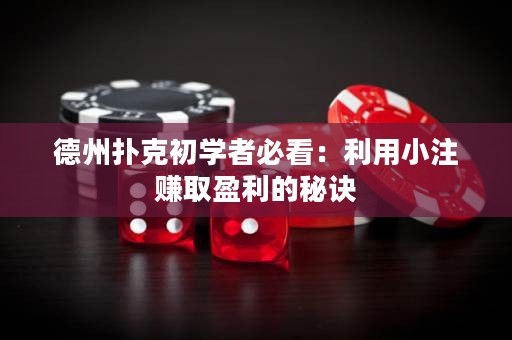德州扑克初学者必看：利用小注赚取盈利的秘诀