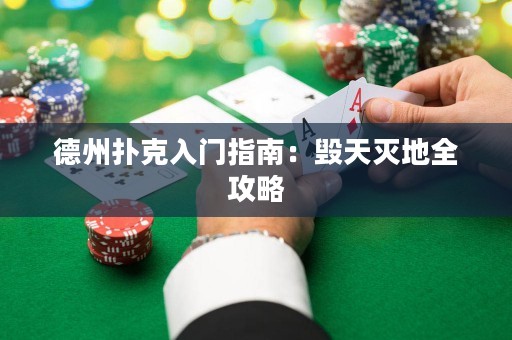 德州扑克入门指南：毁天灭地全攻略