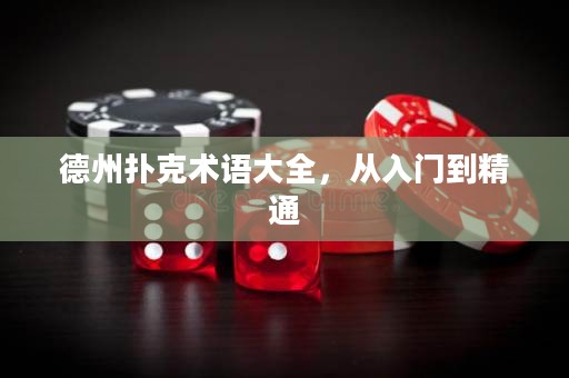 德州扑克术语大全，从入门到精通