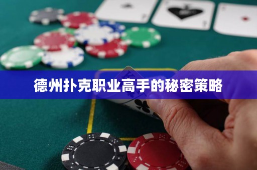 德州扑克职业高手的秘密策略
