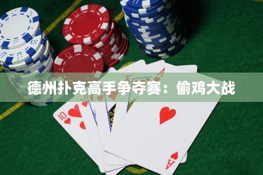 德州扑克高手争夺赛：偷鸡大战