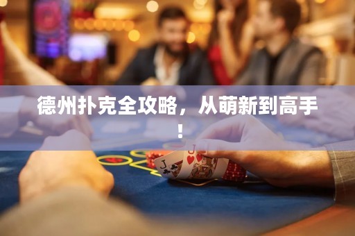 德州扑克全攻略，从萌新到高手！