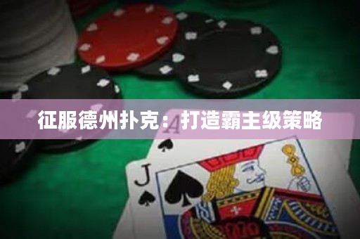 征服德州扑克：打造霸主级策略