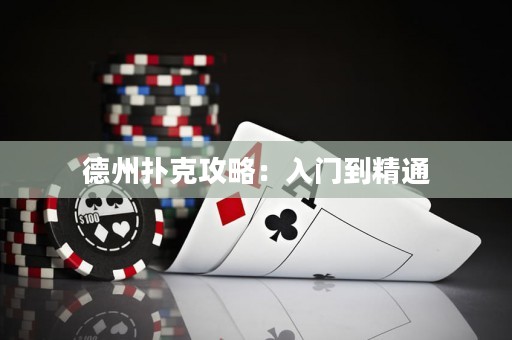 德州扑克攻略：入门到精通
