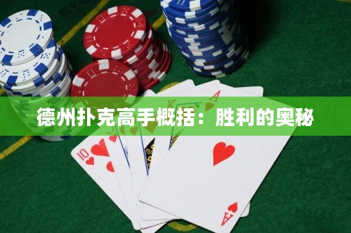 德州扑克高手概括：胜利的奥秘