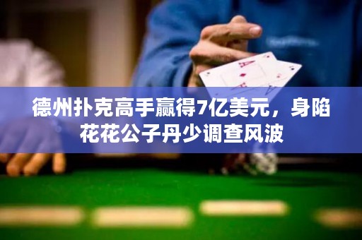 德州扑克高手赢得7亿美元，身陷花花公子丹少调查风波