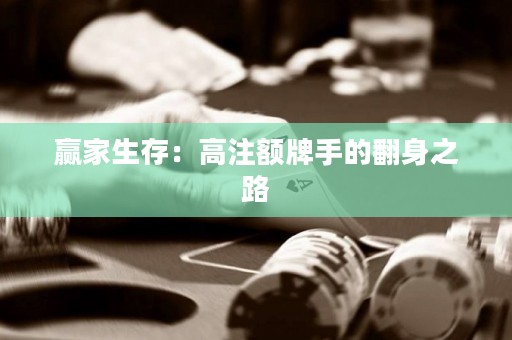 赢家生存：高注额牌手的翻身之路