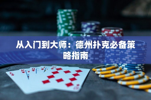 从入门到大师：德州扑克必备策略指南