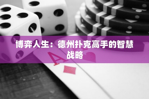 博弈人生：德州扑克高手的智慧战略