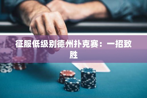 征服低级别德州扑克赛：一招致胜
